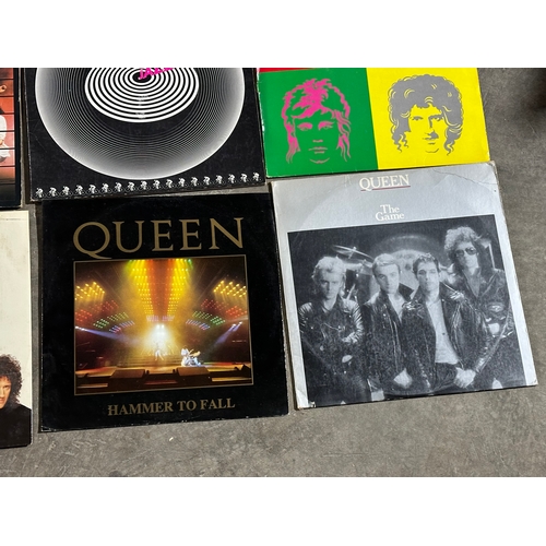 10 - A collection of Queen LP’s.