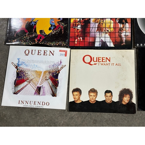 10 - A collection of Queen LP’s.