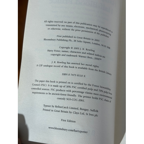 23 - 1st edition Harry Potter books.