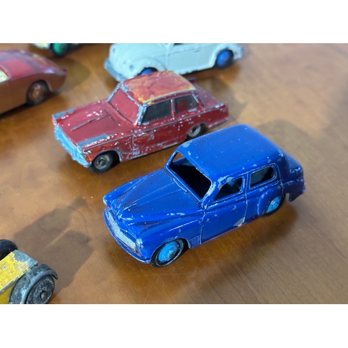 34 - 13 vintage Dinky models.