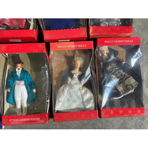38 - A collection of Peggy Nisbet Dolls.