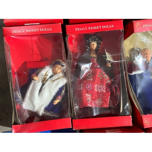 38 - A collection of Peggy Nisbet Dolls.
