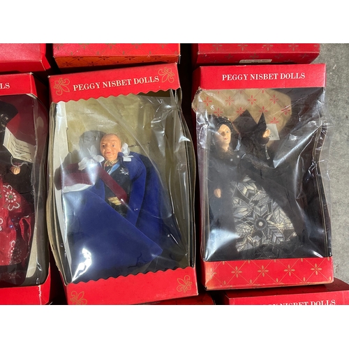38 - A collection of Peggy Nisbet Dolls.