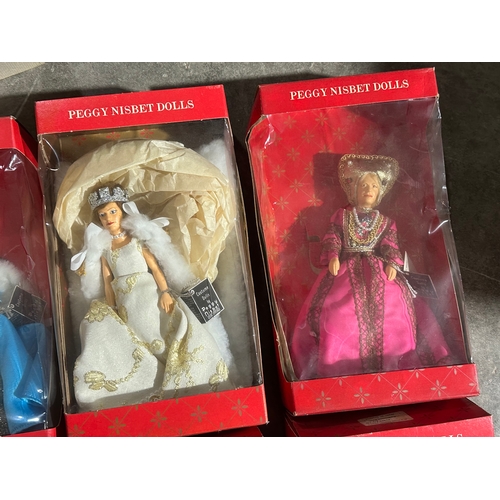 38 - A collection of Peggy Nisbet Dolls.