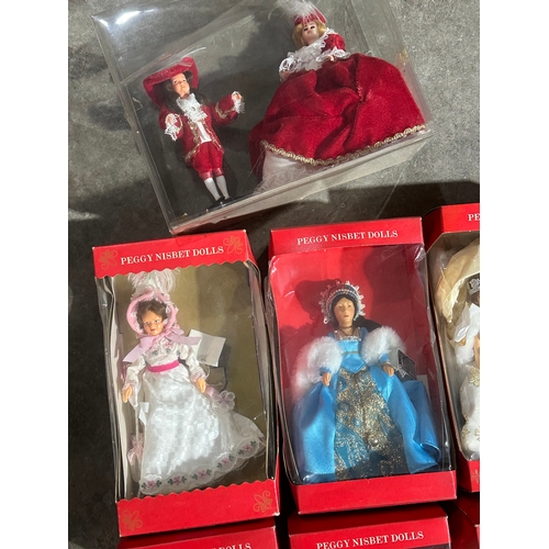 38 - A collection of Peggy Nisbet Dolls.