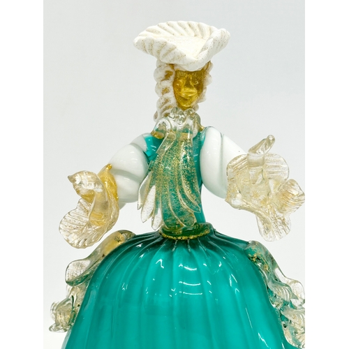 85 - A Venetian Murano Glass dancer figurine. 21cm