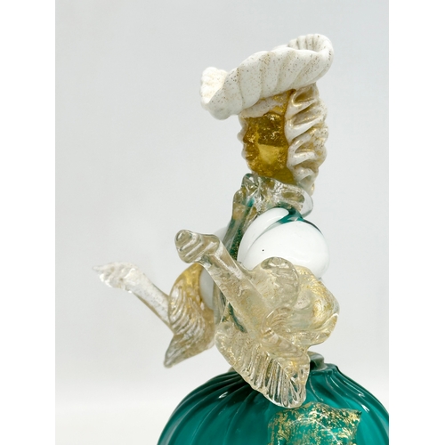 85 - A Venetian Murano Glass dancer figurine. 21cm