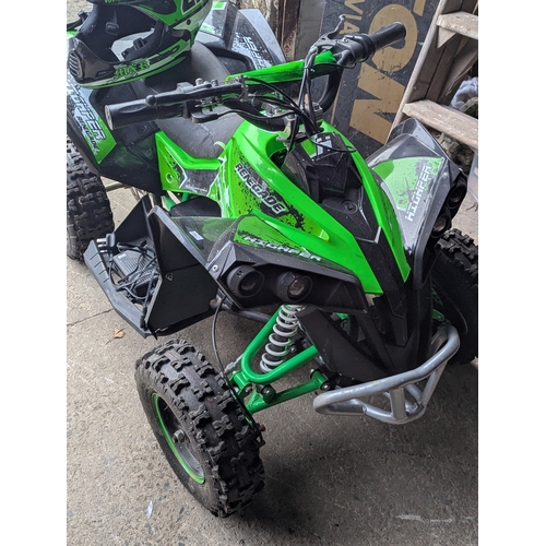 10A - An electric quad with helmet