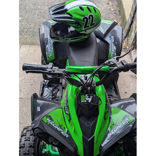10A - An electric quad with helmet