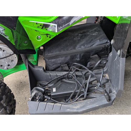 10A - An electric quad with helmet