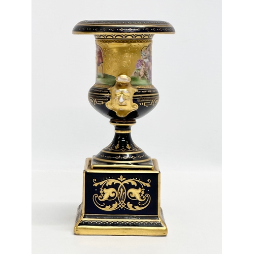 53 - Franz Dörfl. A fine quality Late 19th/Early 20th Century “Royal Vienna” hand painted medici style pe... 