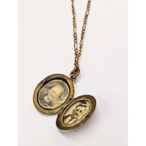 730 - A rolled gold locket