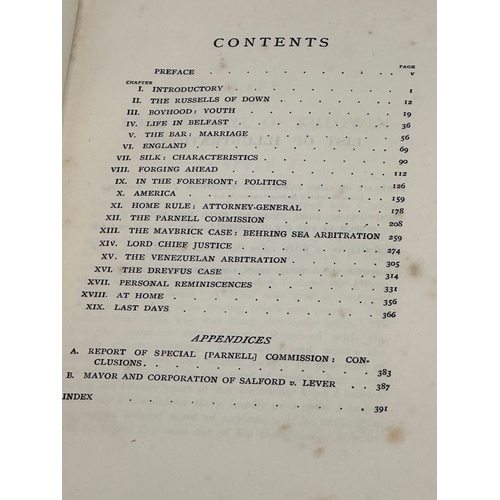 662 - The Life of Lord Russell of Killowen. By R. Barry O’Brien. 2nd Edition. 1901.