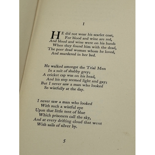 663 - Oscar Wilde. The Ballad of Reading Gaol. 5th printing. 1948. Damaged but rare dust jacket.