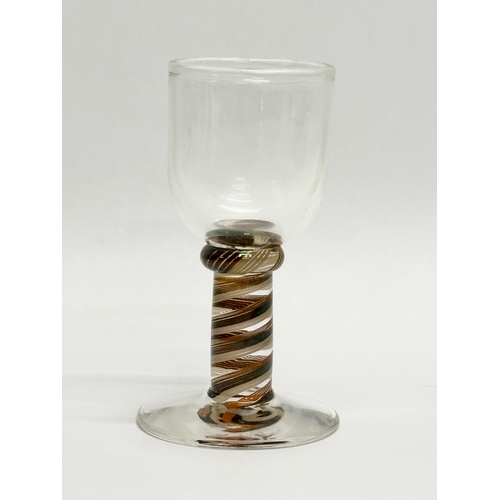 659 - Pauline Solven. A Late 20th Century glass liqueur goblet. Designed by Pauline Solven for Cowdy Glass... 