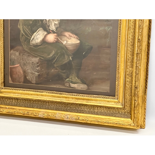 30 - A large good quality Late 19th Century Pears oleograph in a quality Victorian gilt frame. “Bubbles” ... 