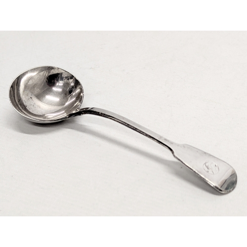 725N - An Early 19th Century, William IV, silver ladle by Mary Chawner. London, 1833. 66g. 18cm