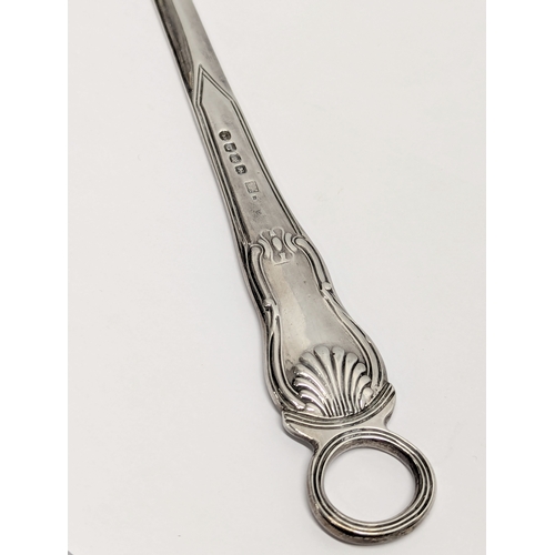 725T - An Early 19th Century, Regency Period, George III silver letter opener by Solomon Hougham, Solomon R... 