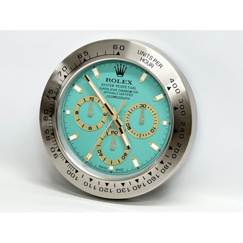 995 - A Rolex Oyster Perpetual Daytona advertising clock. 34cm