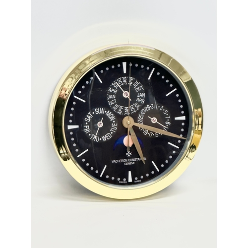 1004 - A Vacheron Constantin advertising wall clock. 40cm.