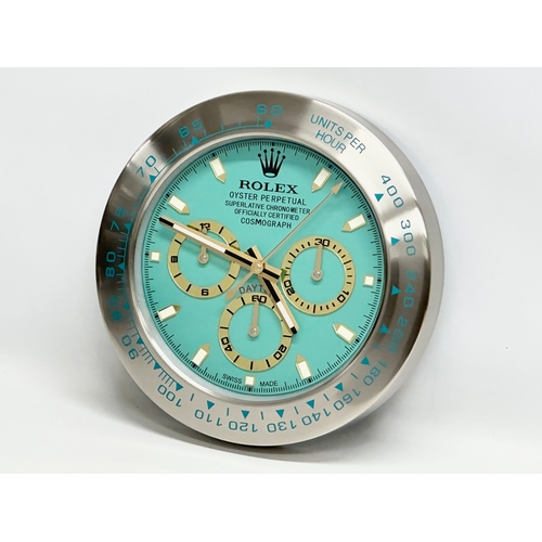 997 - A Rolex Oyster Perpetual Daytona advertising clock. 34cm