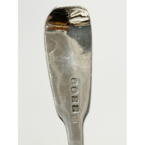 603 - Samuel Neville. An Early 19th Century Irish silver serving spoon. George IV, 1829. Dublin. 85.5g. 24... 