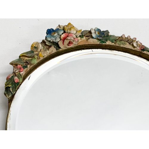 578 - A Barbola mirror. 1930/1940. 25x30cm