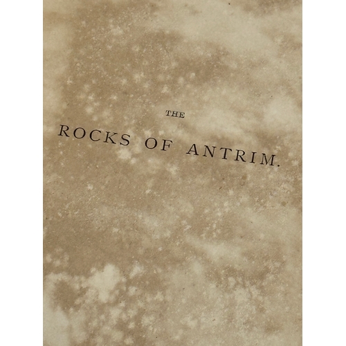 752 - A 1st Edition Outlines of The Rocks of Antrim by David Smith C.E. Belfast, 1868.