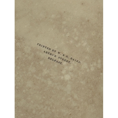 752 - A 1st Edition Outlines of The Rocks of Antrim by David Smith C.E. Belfast, 1868.