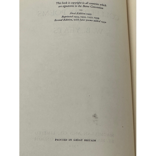 753 - A 2nd Edition W.B. Yeats Collected Poems. 1950.