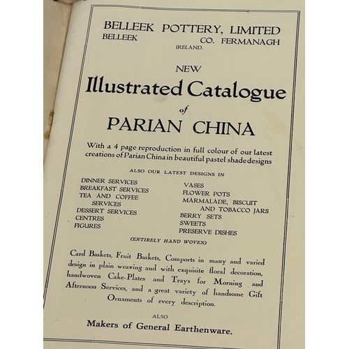 754 - Belleek Parian China Catalogue. 1949. First catalogue with coloured illustrations.