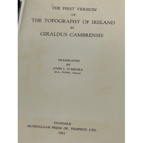 756 - Topography of Ireland Giraldus Cambrensis. Translated by John J O’Meara. 1951