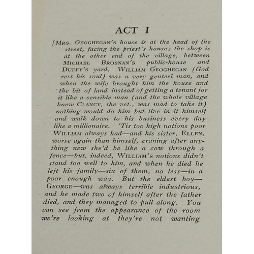 760 - The White-Headed Boy. By Lennox Robinson. 1916.