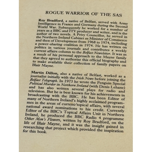 762 - Lt Col Paddy Blair Mayne Rogue Warrior of the SAS by Roy Bradford & Martin Dillon. Paperback. 1989.