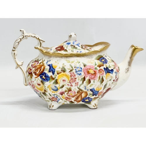 419 - A Hammersley Bone China “Queen Anne” teapot.