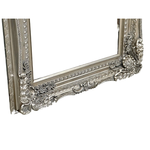 857 - A large Victorian style floor mirror. 89x176cm