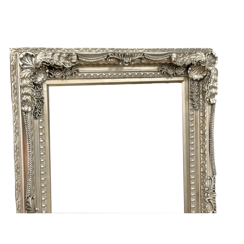 857 - A large Victorian style floor mirror. 89x176cm