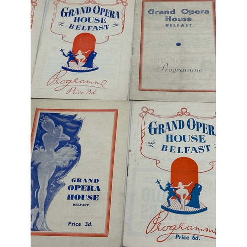 788 - A collection of 1950’s programmes Grand Opera House Belfast.