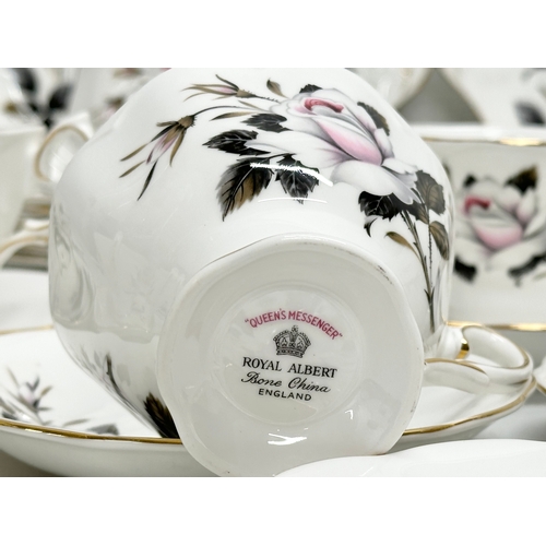 924 - Royal Albert Queens Messenger. A 40 piece bone china tea service.