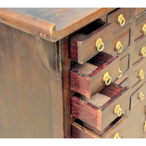 809 - A Chinese multi-drawer chest. 55x31x77cm. 2