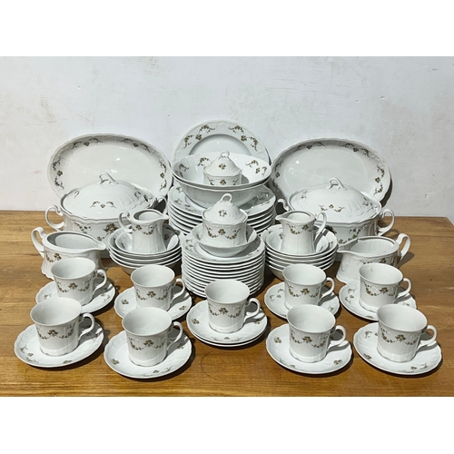 A 65 piece Seltmann Weiden dinner service. Bavaria, West Germany