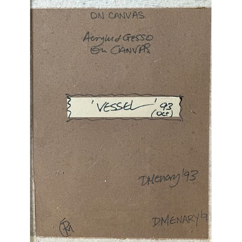 11 - Vessel. Acrylic & Gesso on Canvas. 1993.
