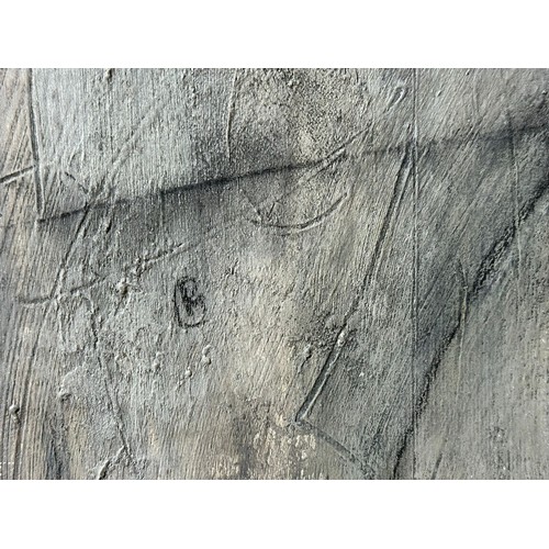 25 - Judas as Peter. Acrylic & Charcoal Gesso on Canvas. 1993