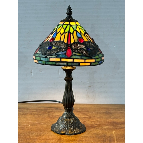 A Tiffany style table lamp. 37cm