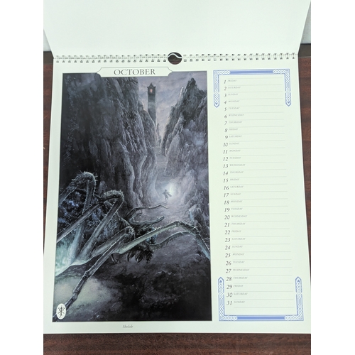 110 - Quantity of Tolkien Lord of the rings calenders