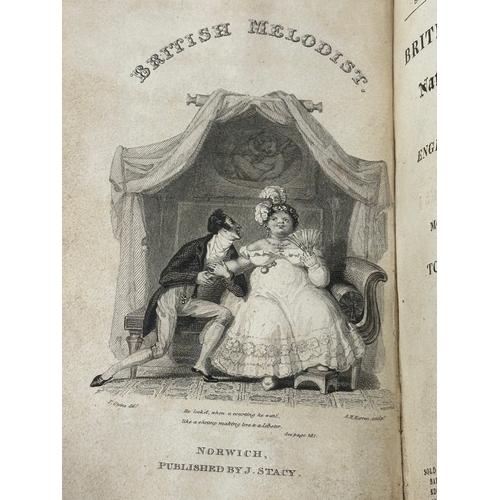 211 - The British Melodist or the National Song Book, C.1820. 2nd Edition. Early 19th Century.
