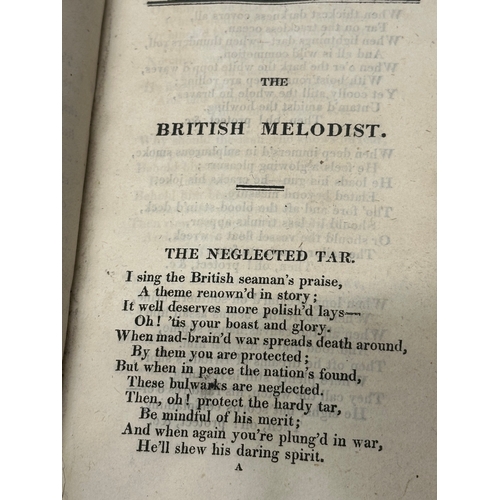 211 - The British Melodist or the National Song Book, C.1820. 2nd Edition. Early 19th Century.