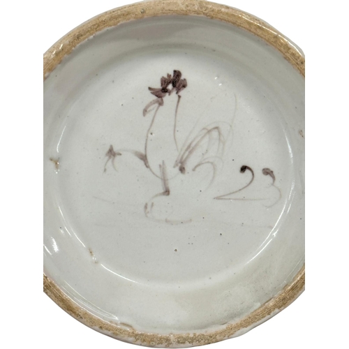 173 - Cantagalli, C.1890. An Italian Majolica Footed Dish. Late 19th Century. 22x4.2cm.