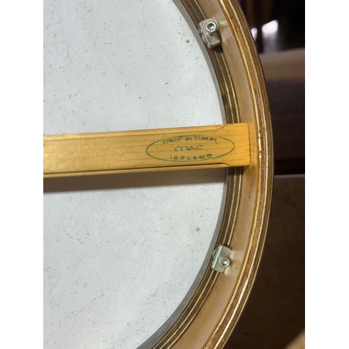 215 - An Irish bodhran. 46x10cm.