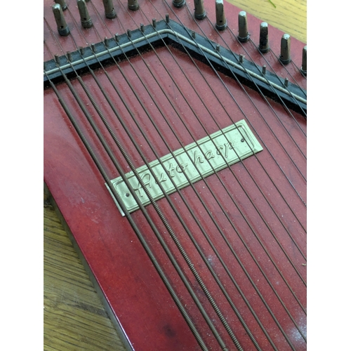 216 - A vintage autoharp.